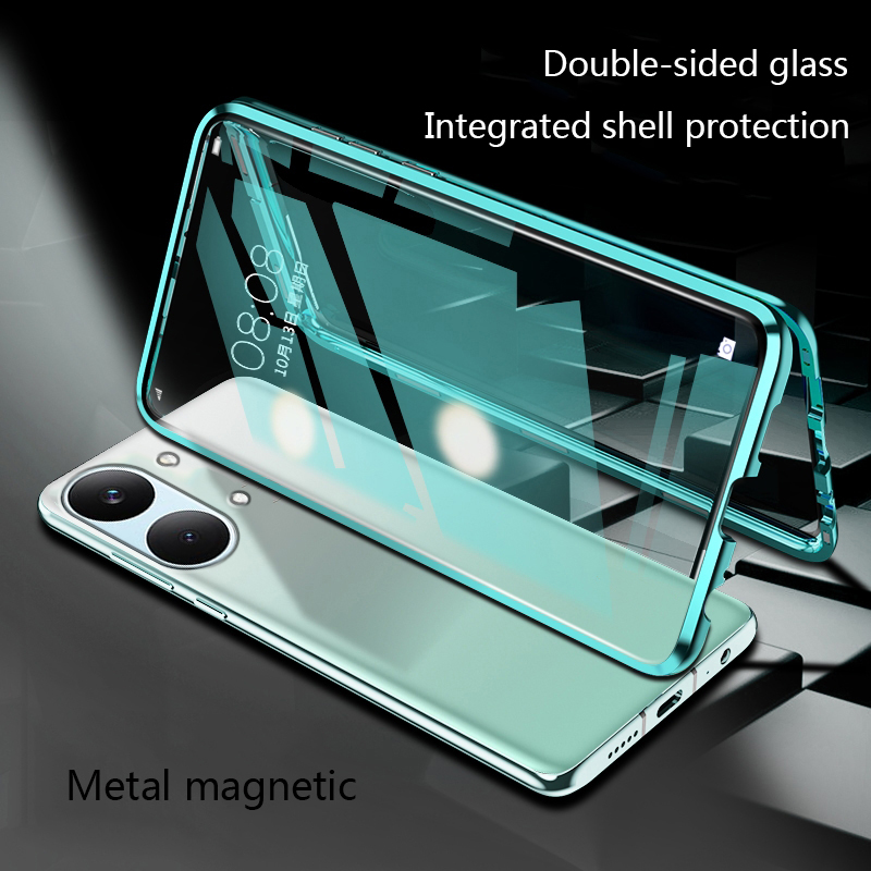 Metal Photo Panel - Biruiqu Voor Xiaomi PocoX8Pro/ProMax Magnetische Absorptie