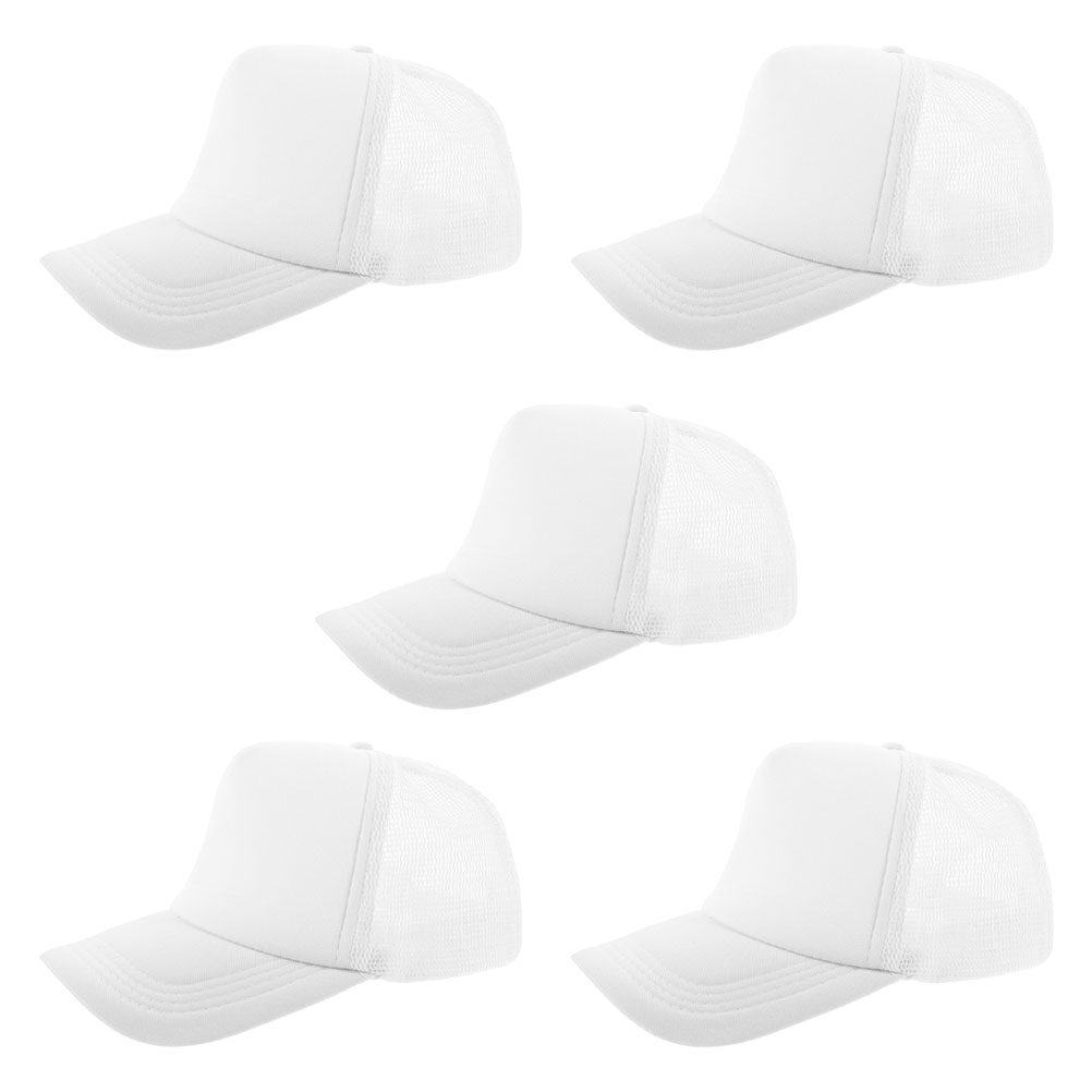 Hat Sublimation Blank - 5 stuks blanco baseballpetten van mesh,
