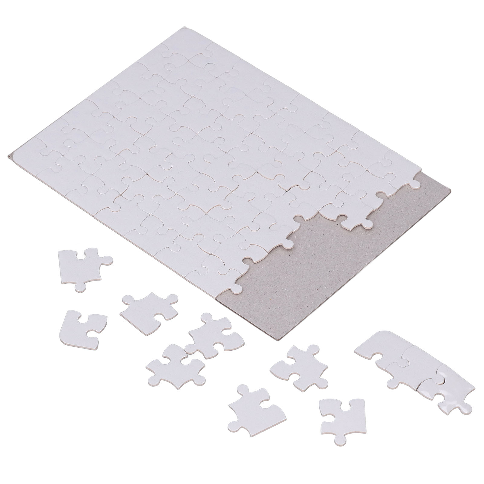 6 Set Lege Puzzels 13x18 cm Wi - Puzzle Blank White recensie en prijs