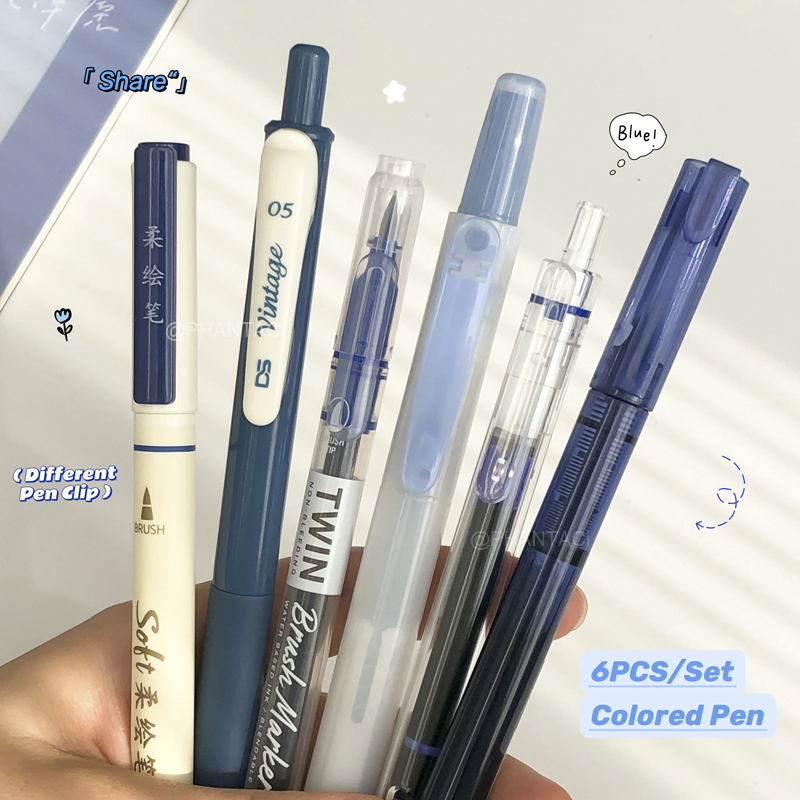 6PCS Gekleurde Kalligrafie Pen - Pentel Pen Energel recensie en prijs